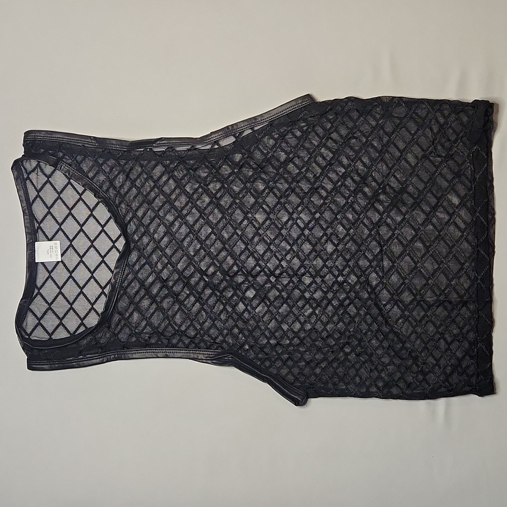 Sheer Lattice Tank Top
